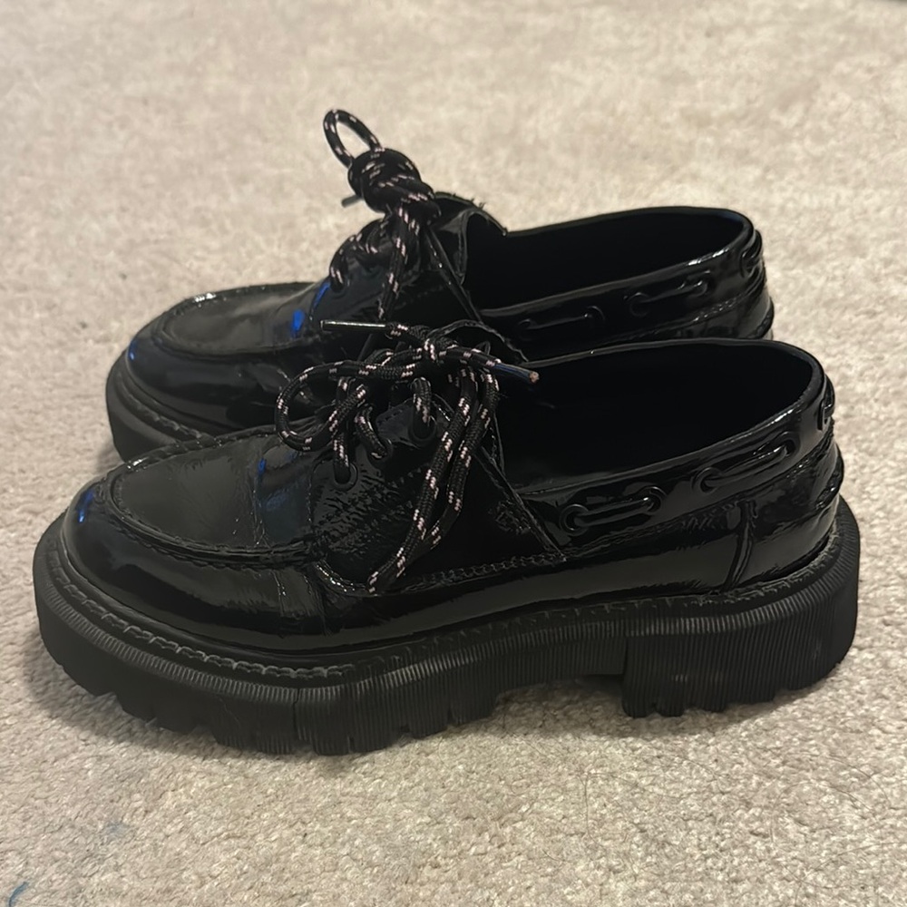 Call It Spring Black Patent Loafers